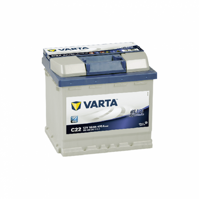 Автомобильный аккумулятор VARTA Blue Dynamic 52Ah 470А R+ (правый +) C22 564958891331 фото