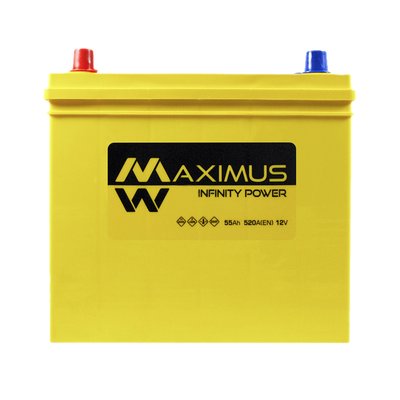 Автомобильный аккумулятор MAXIMUS Asia smf (NS60) 55Ah 520A L+ т.к. 566125884339 фото