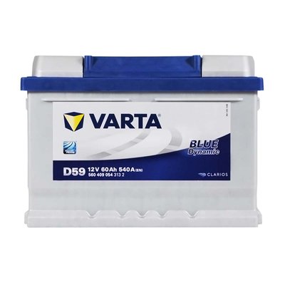 Автомобильный аккумулятор VARTA Blue Dynamic 60Ah 540A R+ (правый +) D59 LB2 (h=175) 564958891555 фото