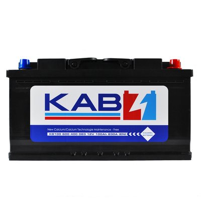 Автомобильный аккумулятор KAB Blue SMF (L5) 100Ah 830A R+ 566125885290 фото