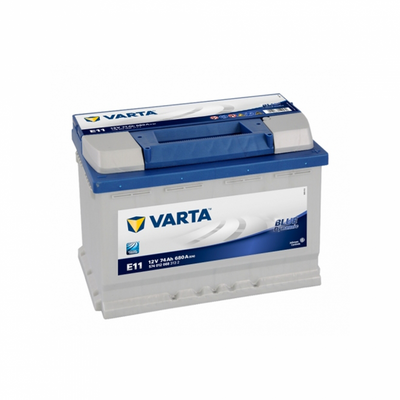 Автомобільний акумулятор VARTA Blue Dynamic 74Ah 680A R+ (правий +) E11 564958891358 фото