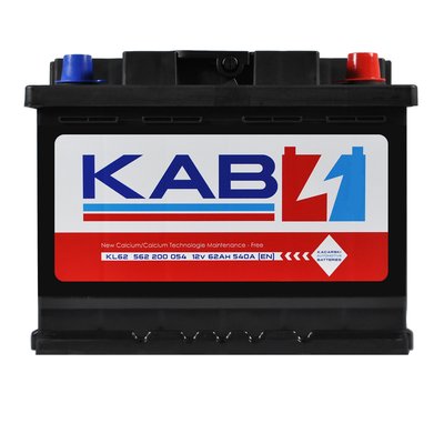 Автомобильный аккумулятор KAB Red SMF (L2) 62Ah 540A R+ 566125885292 фото