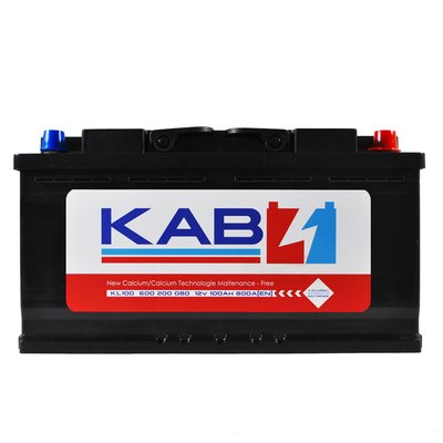 Автомобильный аккумулятор KAB Red SMF (L5) 100Ah 800A R+ 566125885294 фото