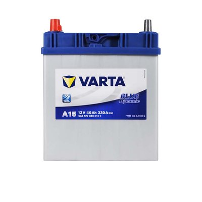 Автомобільний акумулятор VARTA Blue Dynamic Asia 40Ah 330A L+ (лівий +) A15 564958891364 фото