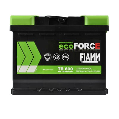 Автомобильный аккумулятор FIAMM Ecoforce AFB (TR600) (L2) 60Аh 600А R+ 566125885364 фото