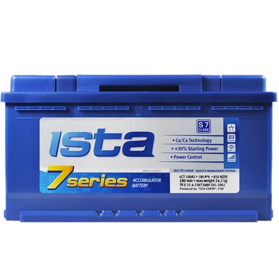 Автомобильный аккумулятор ISTA 7 Series (L5) 100Ah 850A R+ 566125885227 фото