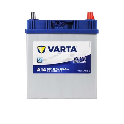 Автомобильный аккумулятор VARTA Blue Dynamic Asia 40Ah 330А R+ (правый +) A14 564958891362 фото
