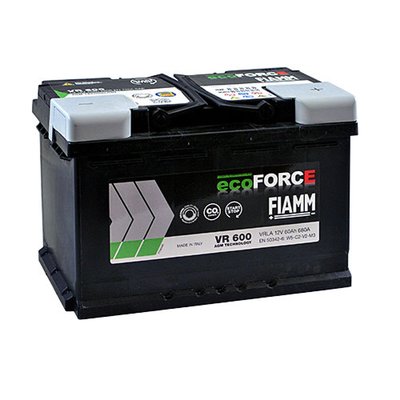 Автомобильный аккумулятор FIAMM Ecoforce AGM 60Аh 680А R+ (правый +) 564958885883 фото