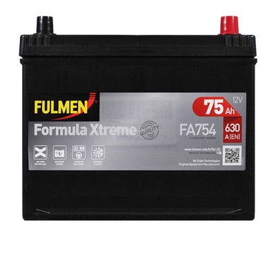 Автомобильный аккумулятор FULMEN Formula Xtreme Asia 75Ah 630A R+ (правый +) 564958886044 фото