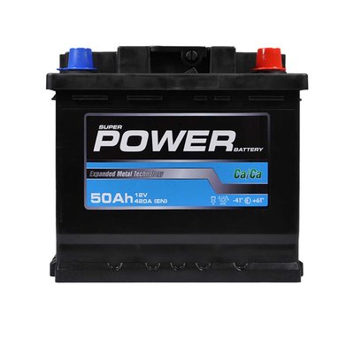Автомобильный аккумулятор POWER Black 50Аh 420A R+ (правый +) L1 MF 564958894528 фото
