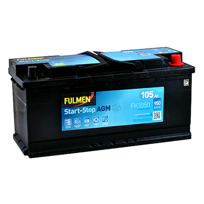Автомобильный аккумулятор FULMEN Start-Stop AGM 105Ah 950A R+ (правый +) 564958886014 фото