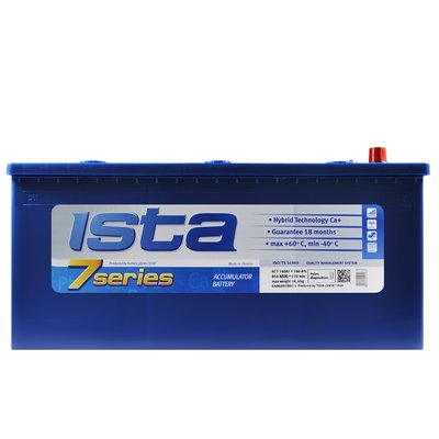 Автомобильный аккумулятор ISTA 7 Series (D4) 140Ah 850A L+ 566125885228 фото