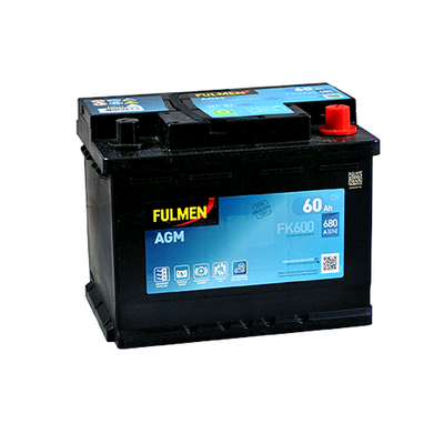 Автомобильный аккумулятор FULMEN Start-Stop AGM 60Ah 680A R+ (правый +) 564958886010 фото