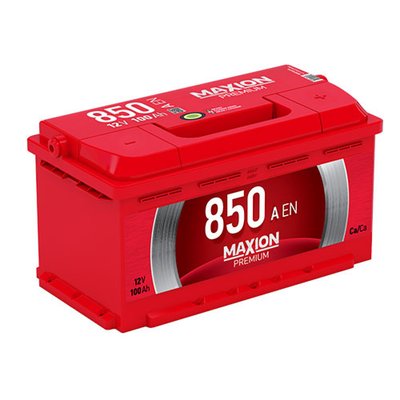 Автомобільний акумулятор MAXION Premium 100Аh 850A R+ (правий +) 564958887171 фото