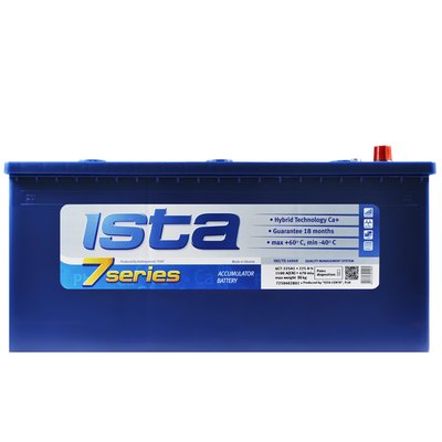 Автомобильный аккумулятор ISTA 7 Series (D6) 225Ah 1500A L+ 566125885230 фото