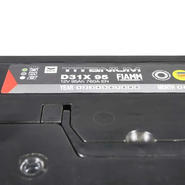 Автомобільний акумулятор FIAMM Titanium Black Asia 95Аh 760А L+ (лівий +) D31 564958893606 фото