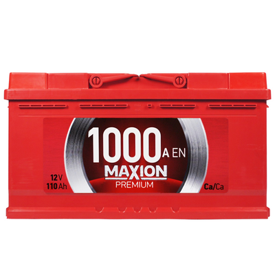 Автомобильный аккумулятор MAXION Premium 110Аh 1000A R+ (правый +) TR L5 564958893434 фото