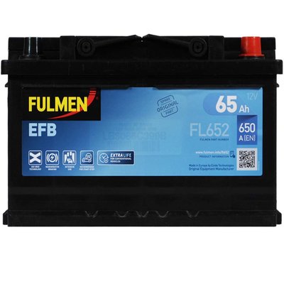 Автомобильный аккумулятор FULMEN Start-Stop EFB 65Ah 650A R+ (правый +) 564958886075 фото