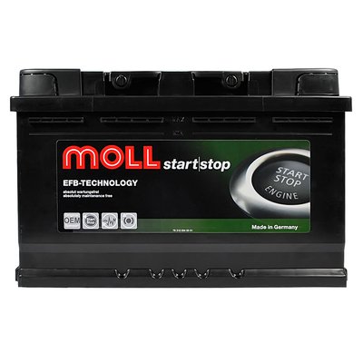 Автомобильный аккумулятор MOLL EFB (L3) 70Ah 700A R+ 566125885263 фото