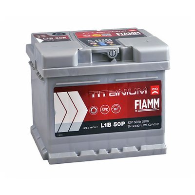 Автомобільний акумулятор FIAMM Titanium Pro 50Аh 520А R+ (правий +) 564958885817 фото