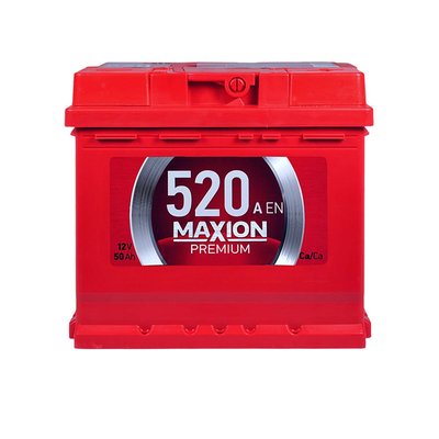 Автомобільний акумулятор MAXION Premium 50Аh 520A L+ (лівий +) TR L1 564958892445 фото