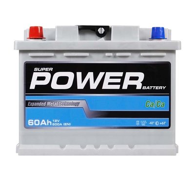 Автомобильный аккумулятор POWER Silver 60Ah 600A L+ (левый +) L2 MF 564958894526 фото