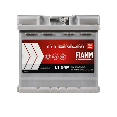 Автомобильный аккумулятор FIAMM Titanium Pro 54Аh 520А R+ (правый +) 564958885847 фото