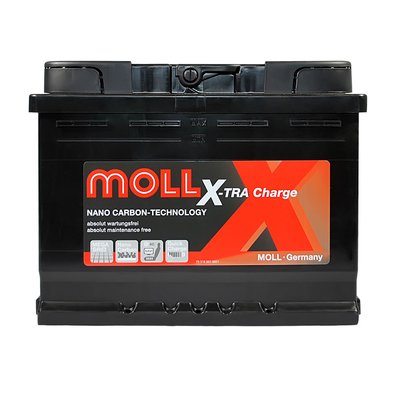 Автомобильный аккумулятор MOLL X-Tra Charge (L2B) 60Ah 600A R+ (правый +) 566125883019 фото