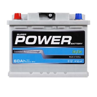 Автомобильный аккумулятор POWER Silver 60Аh 540A L+ (левый +) L2 MF 564958894557 фото
