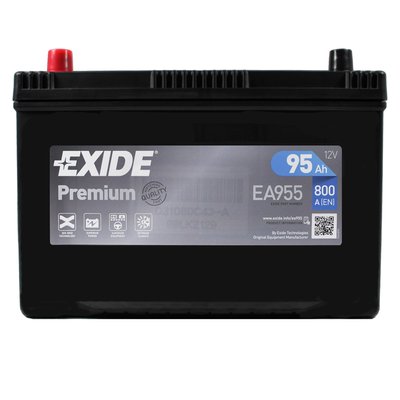 Автомобильный аккумулятор EXIDE Premium (EA955) Asia (D31) 95Аh 800Ah L+ 566125885194 фото