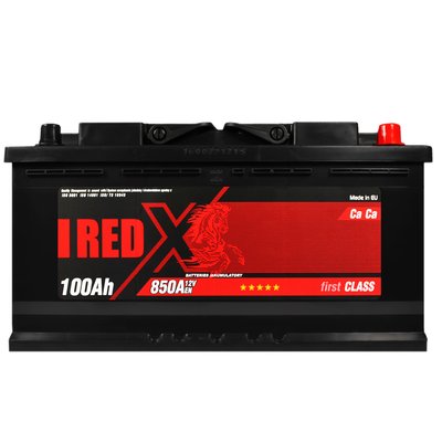 Автомобильный аккумулятор RED X (600 80) (L5) 100Ah 850A R+ 566125885261 фото